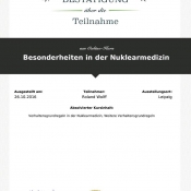 LECTURIO Online-Kurs "Besonderheiten in der Nuklearmedizin"