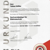 DGuSV Urkunde