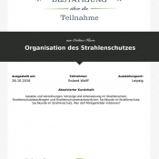 LECTURIO Online-Kurs "Organisation des Strahlenschutzes"