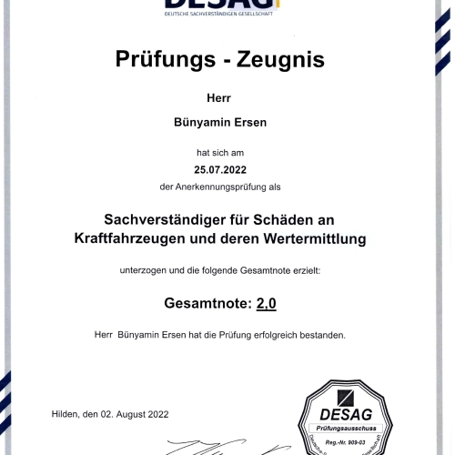 SV Prüfung