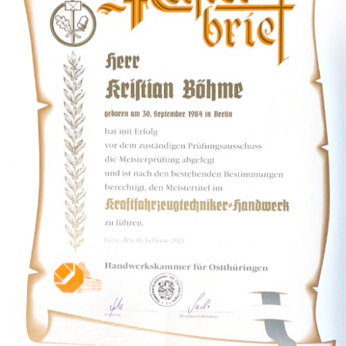 Meisterbrief