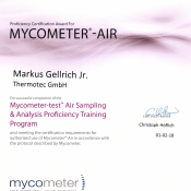 Mycometer Air Zertifikat