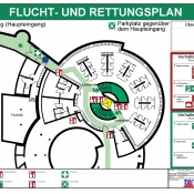 Flucht- und Rettungspläne