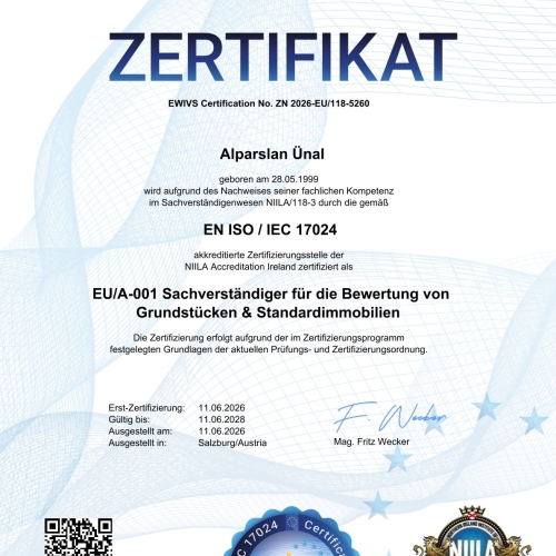 Personenzertifizierung nach EN ISO/IEC 17024 (EWIVS)