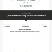 LECTURIO Qualitätssicherung Strahlenschutz