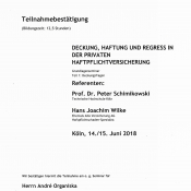 Weiterbildung Haftpflicht