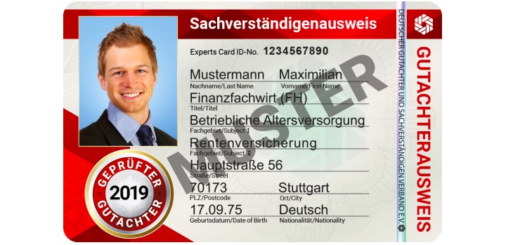 Dienstausweis sicherheitsdienst 2018