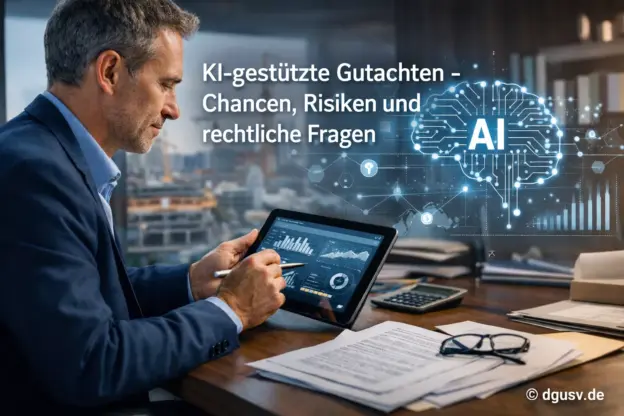 Künstliche Intelligenz & Gutachter 2026 - Chancen & Haftung