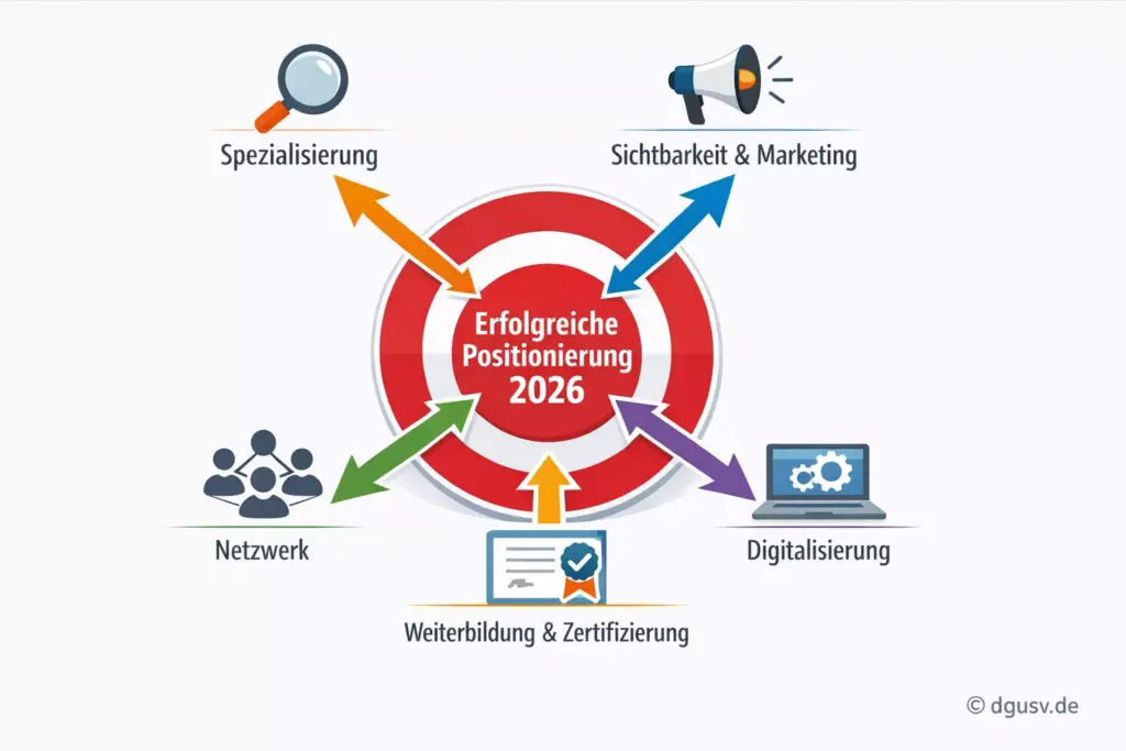 Positionierung von Sachverständigen 2026 mit Erfolgsfaktoren für Immobiliengutachten.