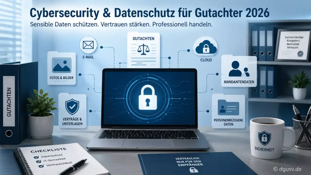 Übersicht sensibler Daten im Gutachteralltag für Datenschutz Gutachter 2026.