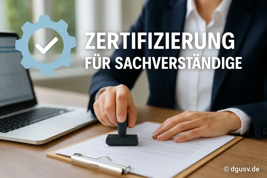 Zertifizierungen für Sachverständige